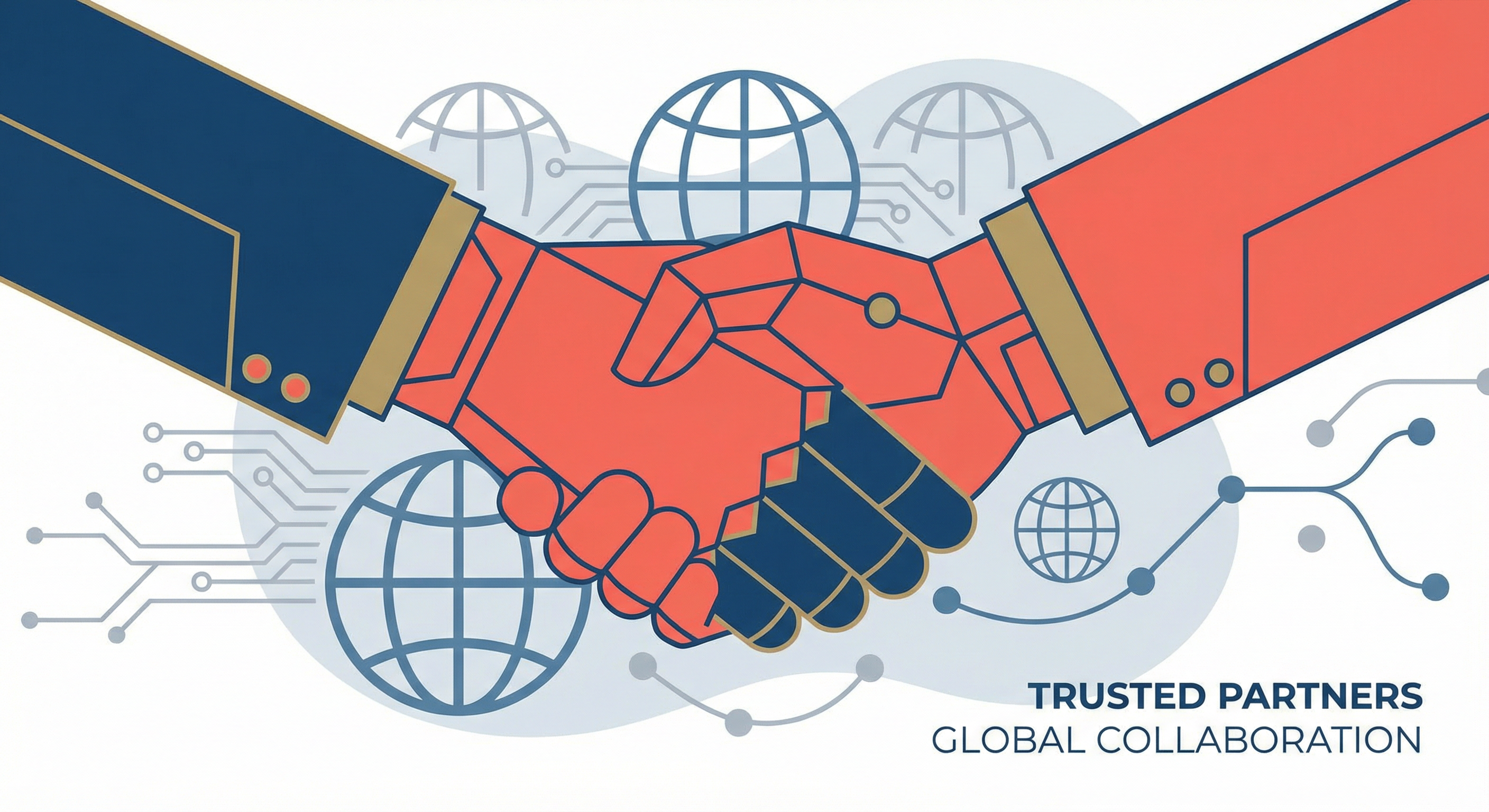 Reliable business partnership - collaboration and trust